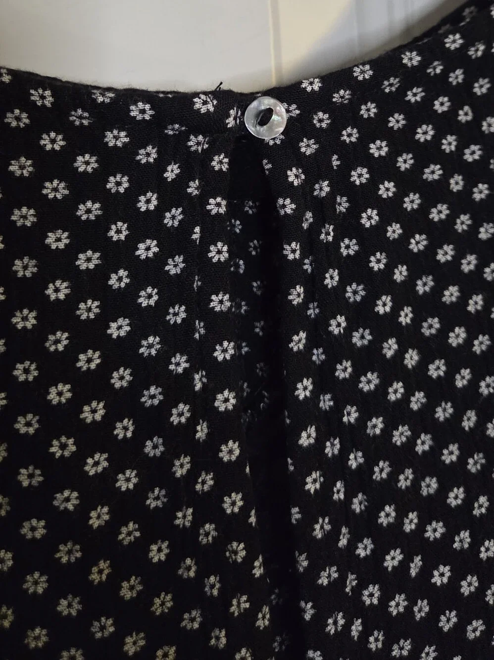 Free People - Black & White Polka Dot Daisy Sleeveless Tiered Dress